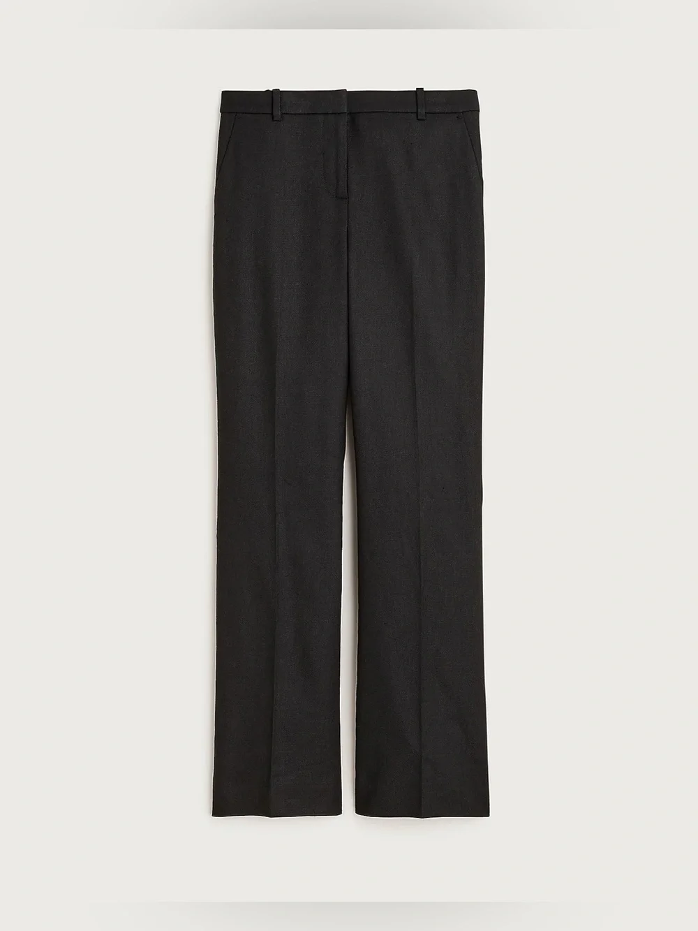 J.Crew Kaya pant in stretch linen blend in black